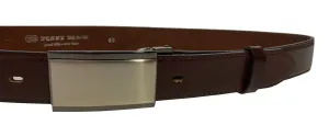 Penny Belts Cintura formale da uomo in pelle 35-020-4PS-40 marrone 115 cm