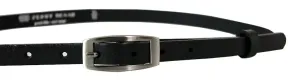 Penny Belts Cintura da donna in pelle 15-2-63 black 100 cm