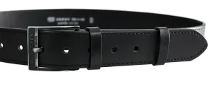 Penny Belts Cintura in pelle Uomo Nero 17-1-60 100 cm