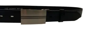 Penny Belts Formale cintura da uomo in pelle 35-020-8PS-60 nero 105 cm