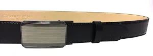 Penny Belts Formale cintura da uomo in pelle 35-020-A11 nero 105 cm
