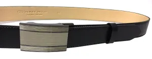 Penny Belts Formale cintura da uomo in pelle 35-020-A7 nero 100 cm