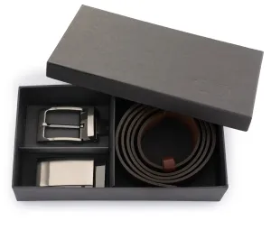 Penny Belts Set regalo cintura 48 35-020-22 e 4PS marrone
