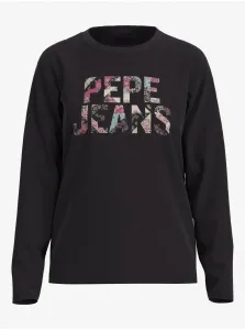 Black Women's T-Shirt Pepe Jeans Luna - Women