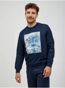 Dark blue Mens Sweatshirt Pepe Jeans Percival - Men #941866