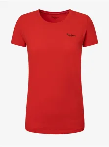 Red Women's T-Shirt Pepe Jeans Bellrose - Women