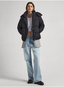Pepe Jeans Morgan Black Women's Winter Quilted Jacket - Women #2862448