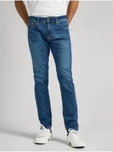 Blue Mens Slim Fit Jeans Jeans Stanley - Men #2413037