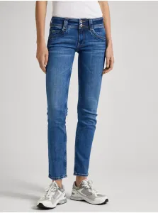 Blue Women's Slim Fit Jeans Pepe Jeans - Women's #3040512