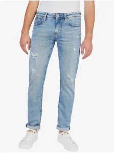 Light Blue Mens Slim Fit Jeans Jeans Hatch - Men #208370