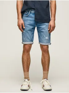 Pepe Jeans Blue Mens Denim Shorts - Men #2066208