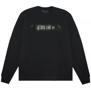 Philipp Plein Men's Spray Paint Effect Sweater Black - BLACK L