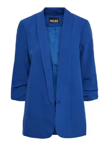 Dark blue ladies jacket with three-quarter sleeves Pieces Boss - Ladies #916960