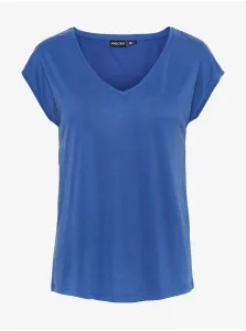 Pieces T-shirt donna PCKAMALA Comfort Fit 17095260 Mazarine Blue XL
