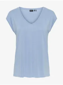 Light blue women's T-Shirt Pieces Kamala - Women