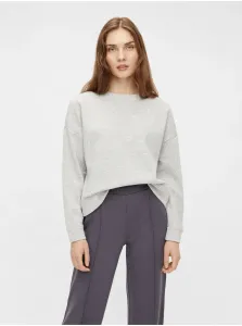 Light Grey Brindle Basic Sweatshirt Pieces Chilli - Women