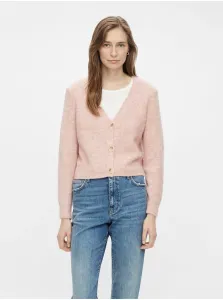 Light Pink Women's Ribbed Button Sweater Pieces Ellen - Women
