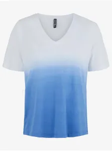 White-blue T-shirt Pieces Abba - Women