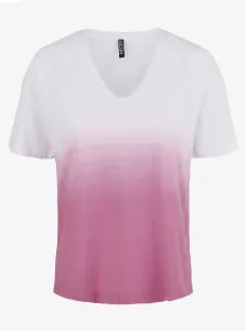 White-pink T-Shirt Pieces Abba - Women #778749