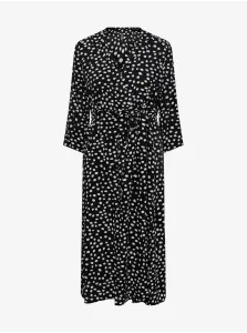 Black Polka dot shirt midish Laces Nya - Women #808382