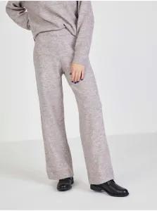 Light Grey Trousers Pieces Cindy - Women #206609