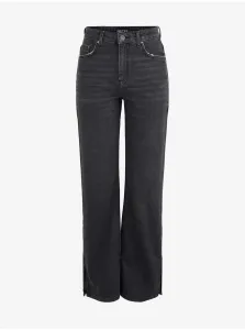 Black Wide Jeans Pieces Leah - Women #825539