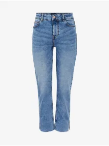 Blue Straight Fit Jeans Pieces Rico - Women #754194