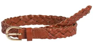 Pieces Cintura da donna in pelle PCAVERY 17077740 Cognac 80 cm