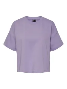 Pieces T-shirt da donna PCCHILLI Loose Fit 17118870 Lavender S
