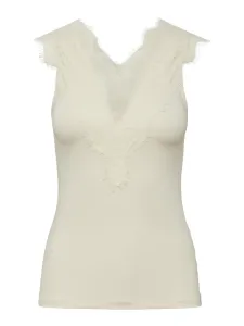 Pieces T-shirt da donna PCILU Slim Fit 17101014 Whitecap Gray M