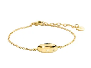 Pierre Lannier Elegante bracciale placcato in oro Echo BJ10A1201