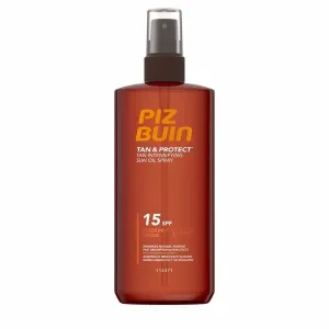 Piz Buin Olio spray che accelera il processo di abbronzatura SPF 15 Tan & Protect (Sun Oil Spray) 150 ml