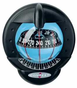 Plastimo Compass Contest 101 Black-Black Vertical Bulkhead #15197
