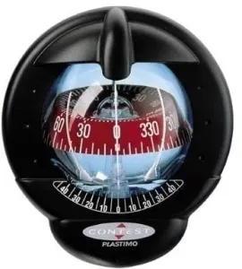 Plastimo Compass Contest 101 Black-Red 10-25° tilted bulkhead