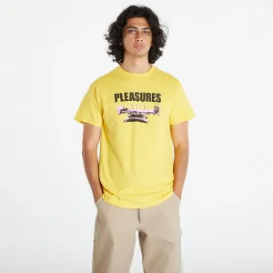 PLEASURES Bed T-Shirt Yellow