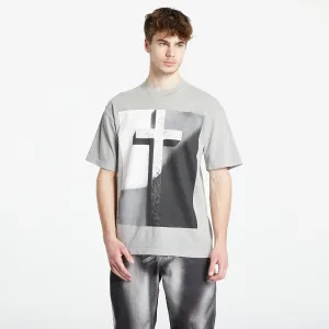 PLEASURES Cross T-Shirt Grey #2921374