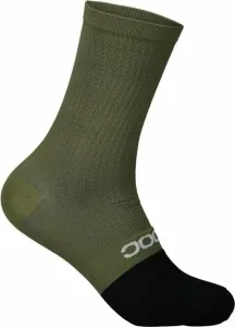 POC Flair Sock Mid Epidote Green/Uranium Black L Calzini ciclismo