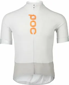 POC Essential Road Logo Jersey Hydrogen White/Granite Grey S Jersey