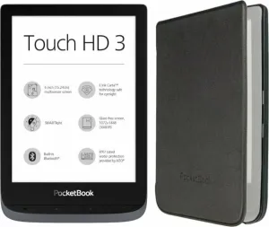 PocketBook 632 Touch HD 3 16GB SET Metallic Grey
