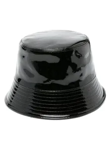 PRADA - Cappello Bucket In Pelle Lucida