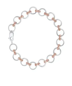 Praqia Jewellery Splendido bracciale bicolore in argento Rimi KA6494_RH