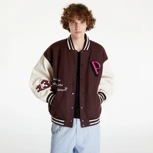 PREACH Patched Varsity Jacket Brown/ Creamy #1886201