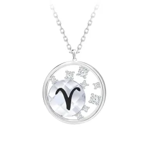 Preciosa Collana in argento con cristallo di Boemia Capricorno Spark Zodiac 6150 84 (catena, pendente)