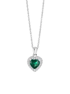 Preciosa Collana in argento con cuore Velvet Heart 5370 66