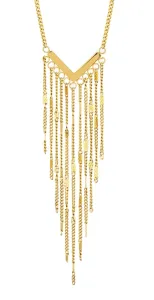 Preciosa Elegante collana in acciaio placcato oro Milano 7464Y00