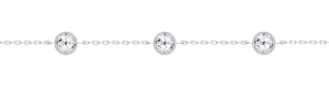 Preciosa Elegante collana in argento Tender Secrets con zirconia cubica Preciosa 5340 00