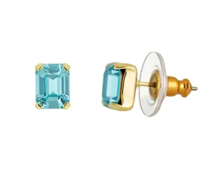 Preciosa Eleganti orecchini placcati in oro Santorini con cristallo ceco Akva 2289Y67