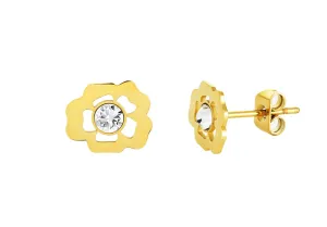 Preciosa Eleganti orecchini placcati oro con cristalli Verona 7454Y00