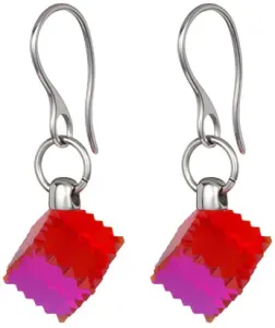 Preciosa Orecchini in acciaio con cristallo rosso Jaclyn 7263 57