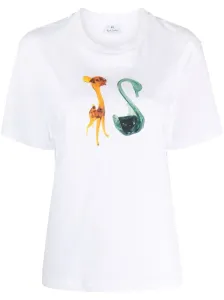 PS PAUL SMITH - T-shirt In Cotone Con Stampa #2365087